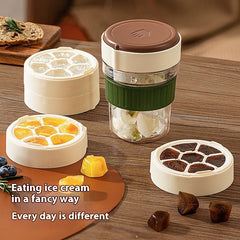 Iced Brew Coffee Cup With Ice Cube Tray