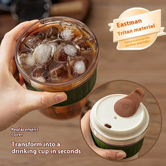 Iced Brew Coffee Cup With Ice Cube Tray