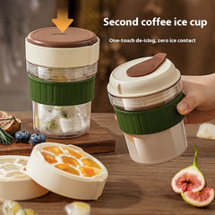 Iced Brew Coffee Cup With Ice Cube Tray