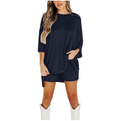 Summer Shorts Suit Fashion Loose Short-sleeved